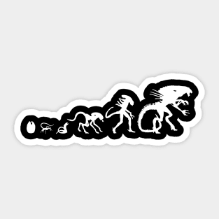 Alien Evolution Sticker